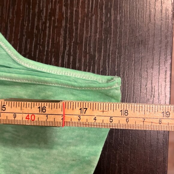 Suzzi i Women's Key West Pineapple Soft Sheer Tank Top Size Medium Teal - Picture 8 of 8